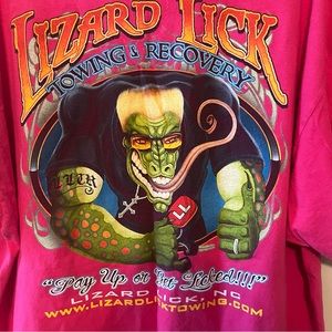 Lizard Lick Towing Pink T Shirt xl